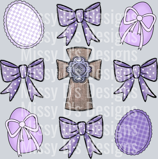 PURPLE CROSS COQUETTE