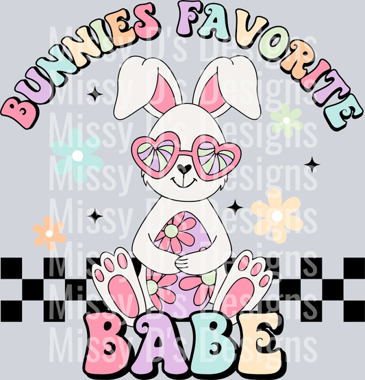 Bunnies Favorite Babe Easter