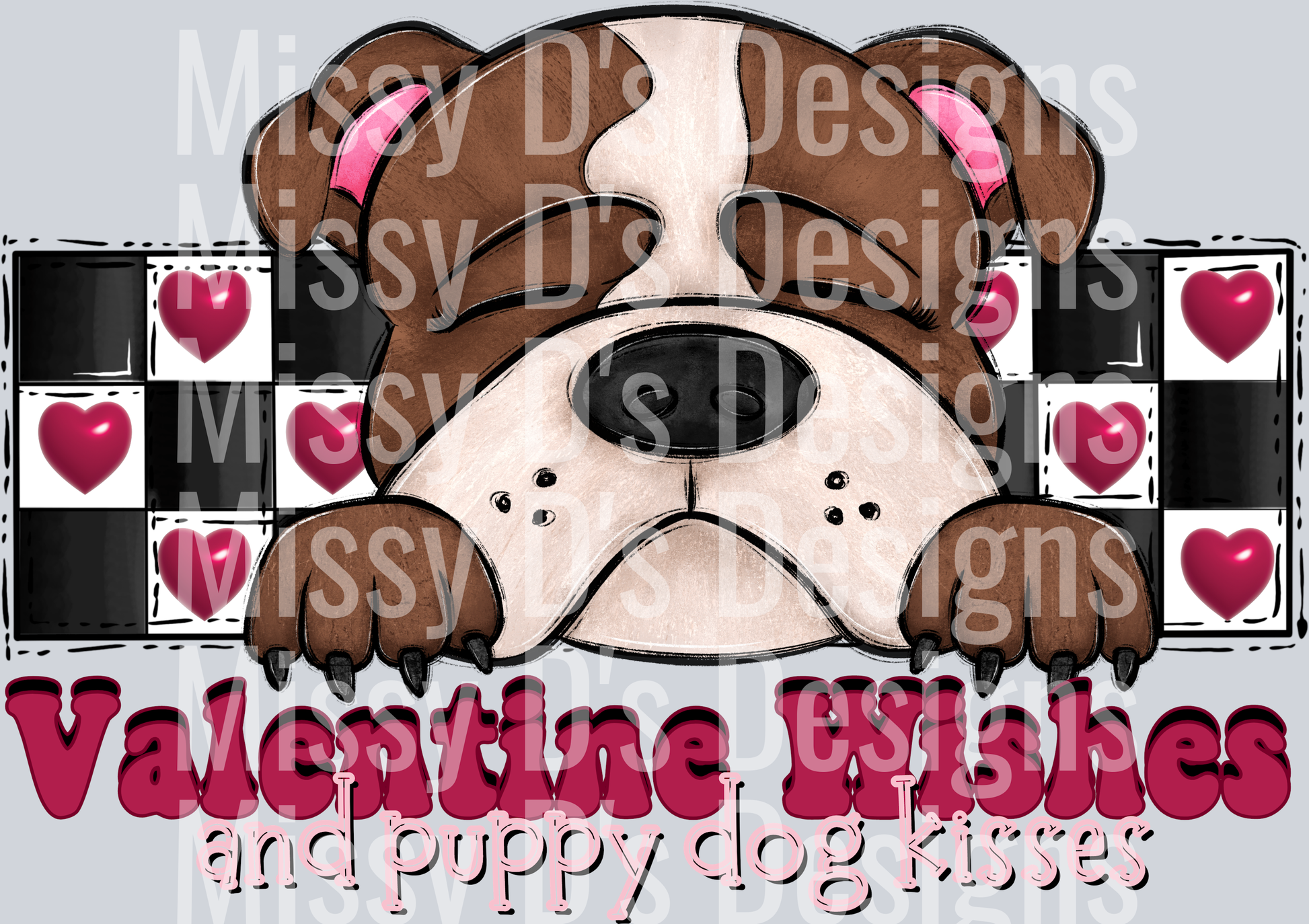 kisses Bulldog