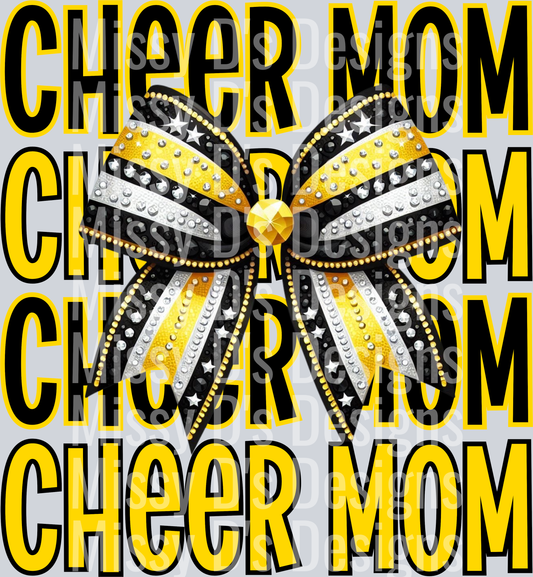 Cheer mom yellow - Copy