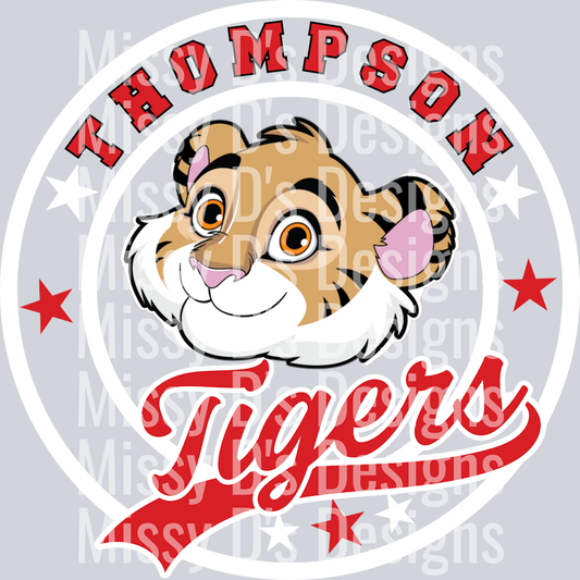 Terrell Tigers Circle Mascot (2)