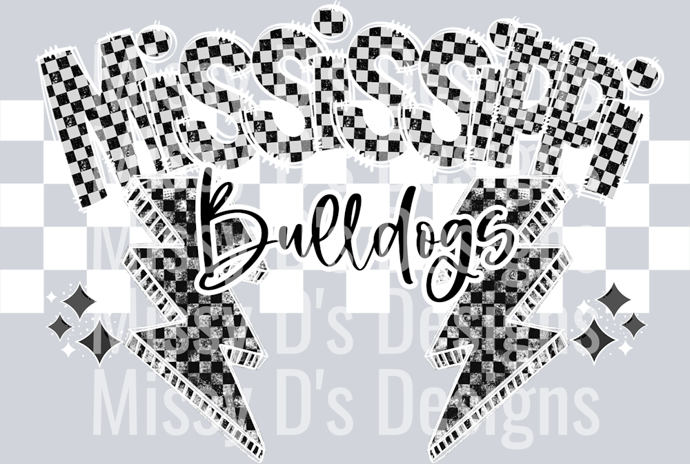 Mississippi Bulldogs white