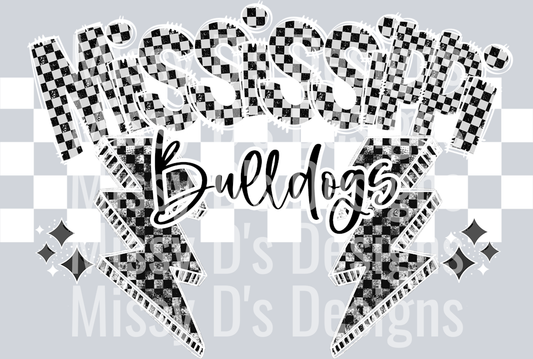 Mississippi Bulldogs white