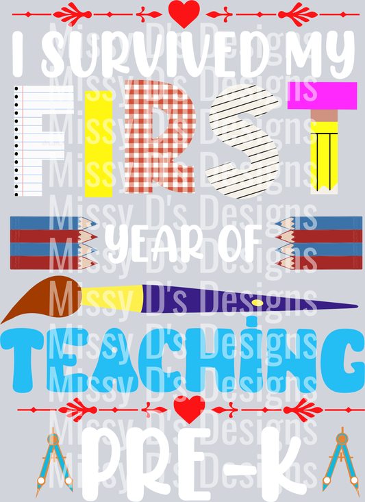 i survived my first year ò teaching pre k