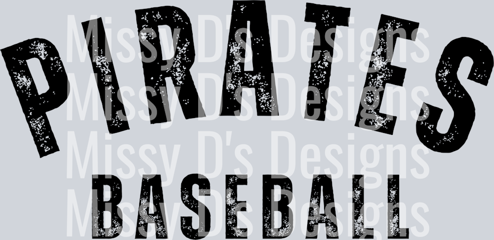 Pirates baseball distressed