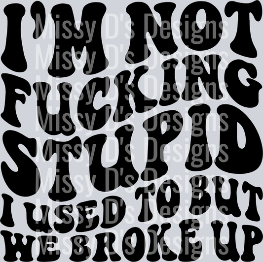Im Not Fucking Stupid