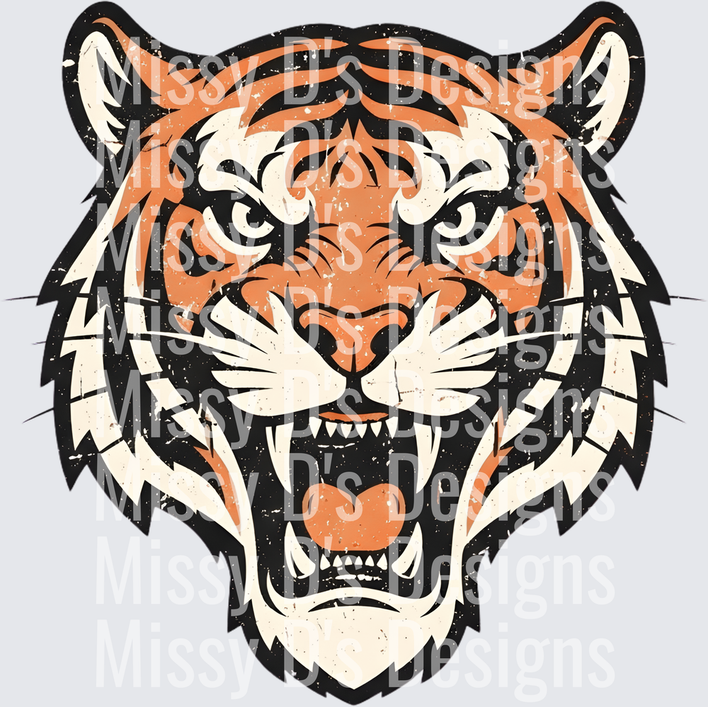 tiger distressed 300dpi