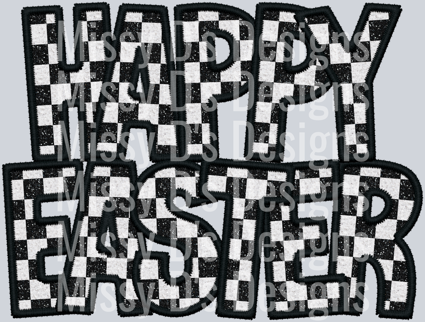 happy easter checker