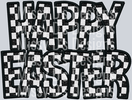 happy easter checker