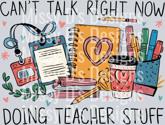 Can_t talk now doing teacher