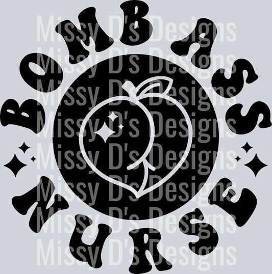Bomb Ass Nurse Pocket Design