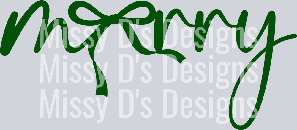 Merry Christmas Svg , Bow , ribbon Coquette text Merry png (4)