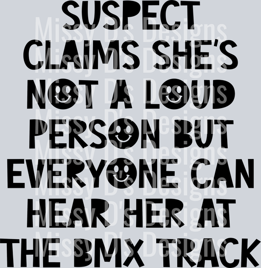 Suspect-ClaimsShesNotLoudBMXTrack