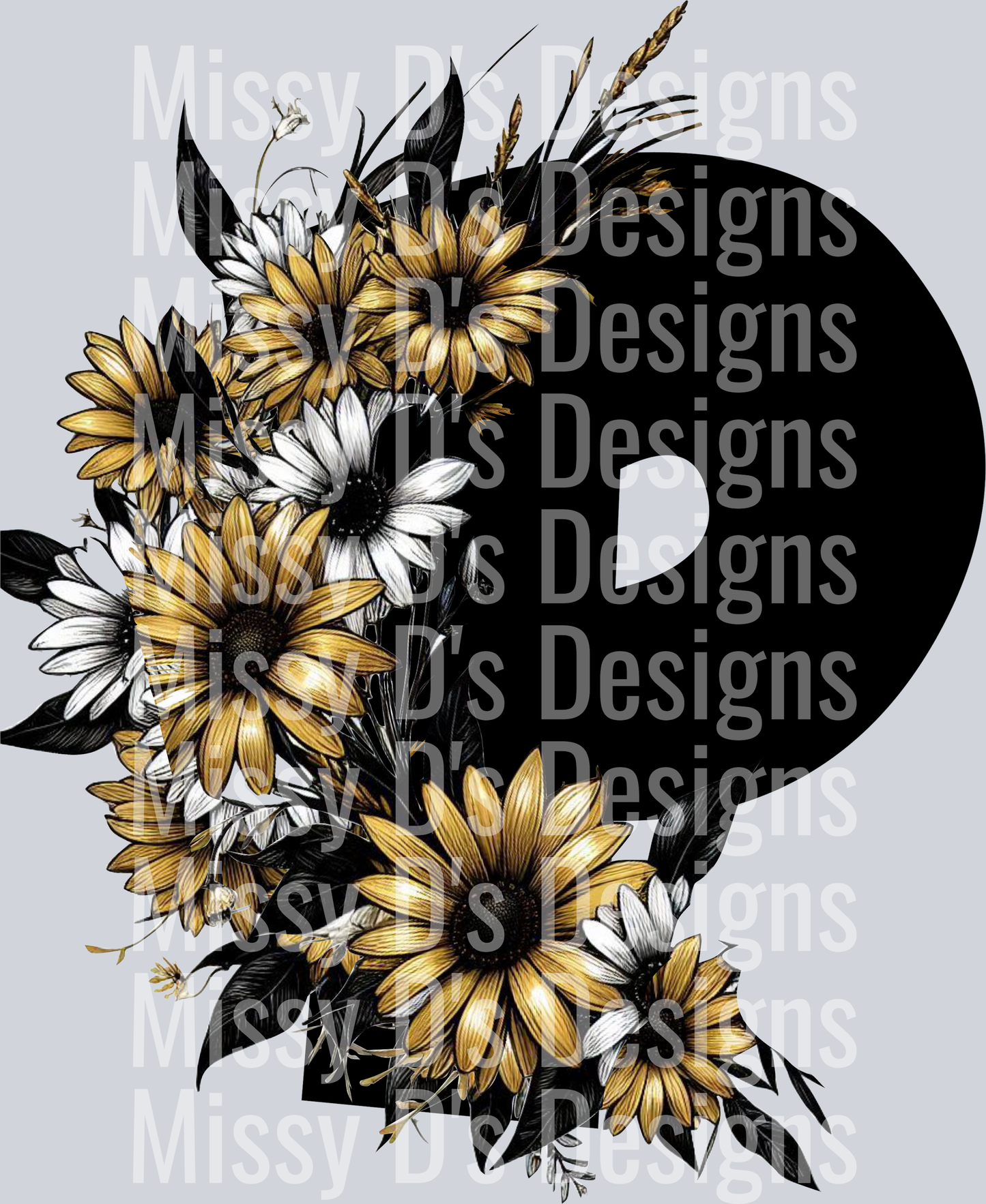 black p pirates flowers