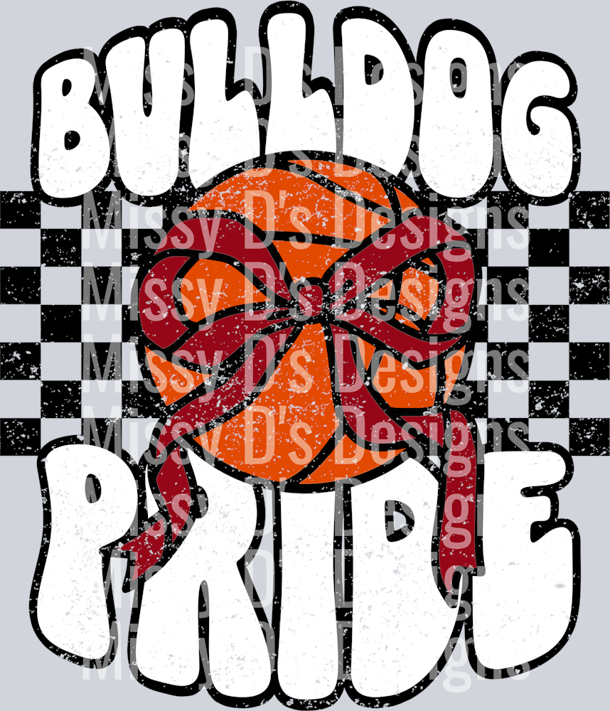 Maroon Basketball Bulldog Pride