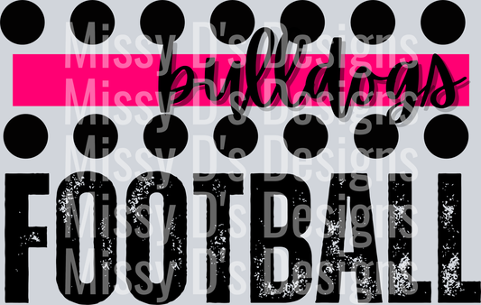 BulldogsFootballPink