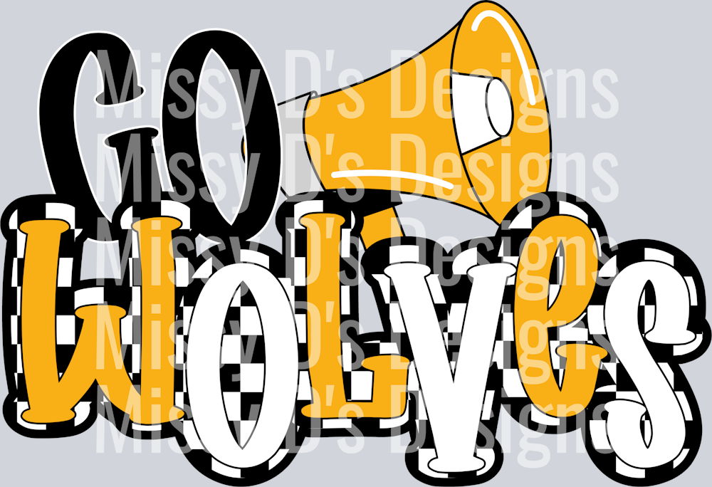go wolves black white gold