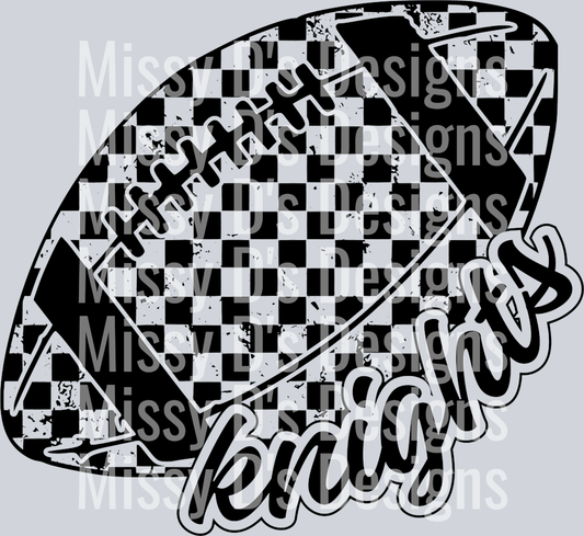 CheckeredFootballKnightsBlack