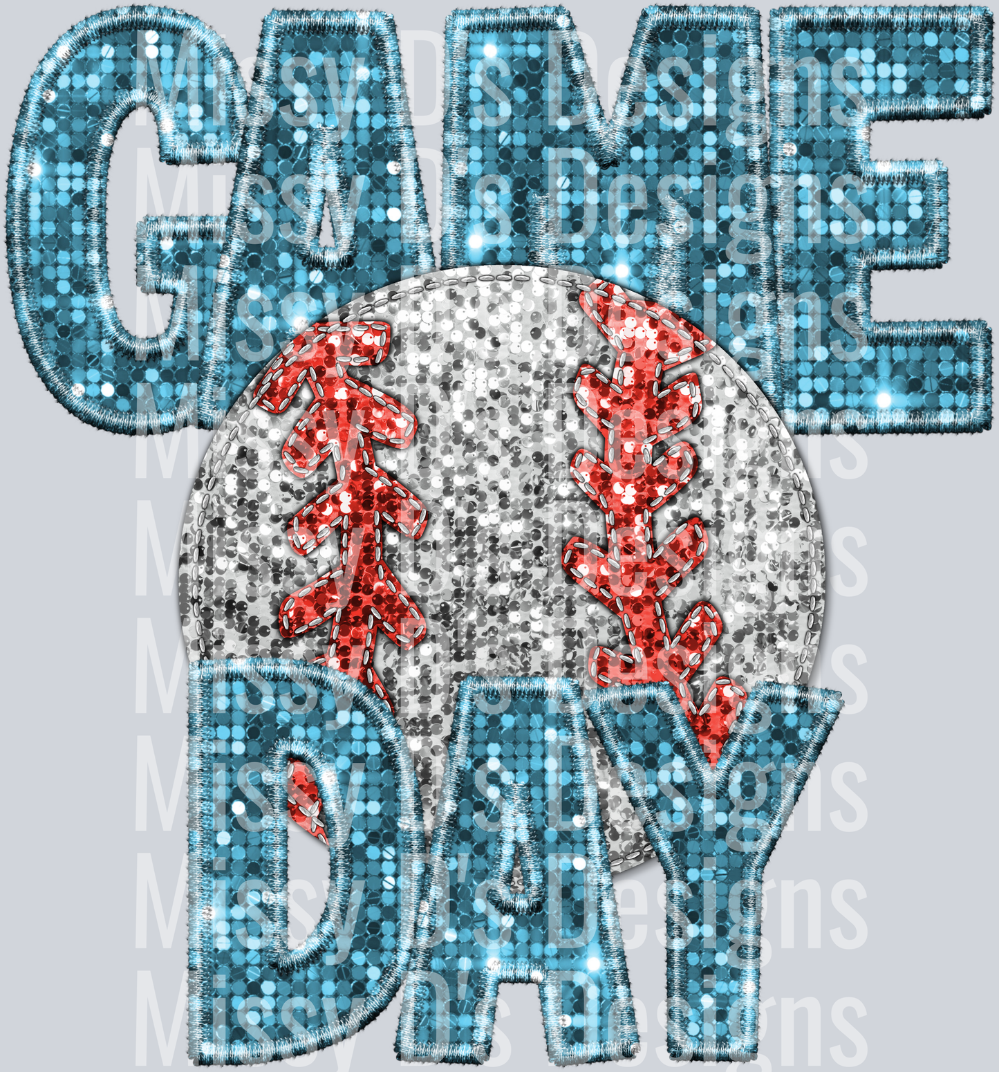 baseball game day aqua