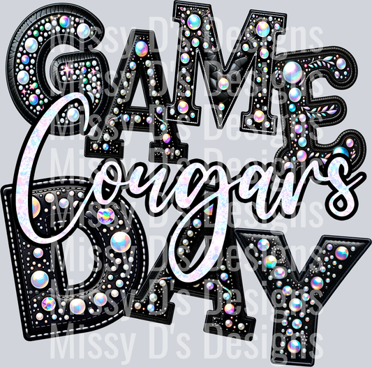 Game day leather cougars