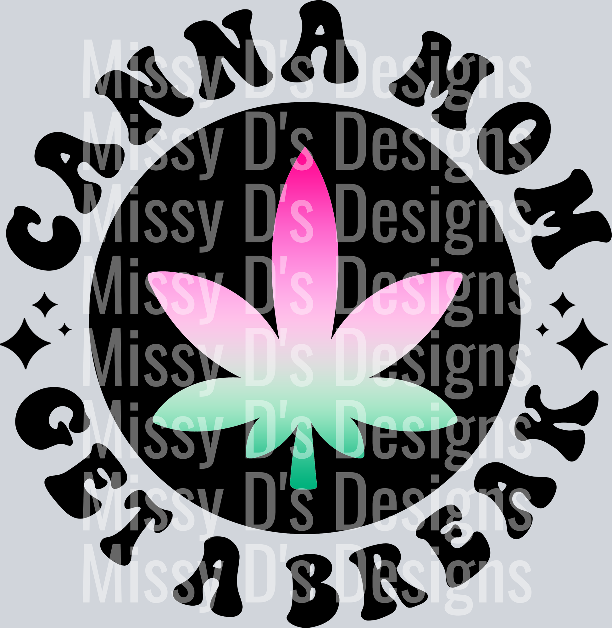 Color Canna Mom Get A Break Pocket Design