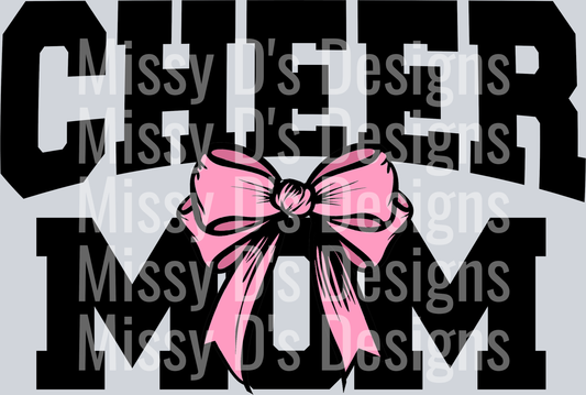 Cheer Mom Black