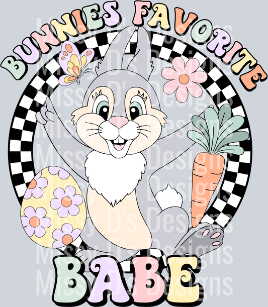 Easter Bunny Checkered