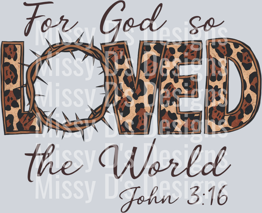 For God So Loved the World PNG, Jesus