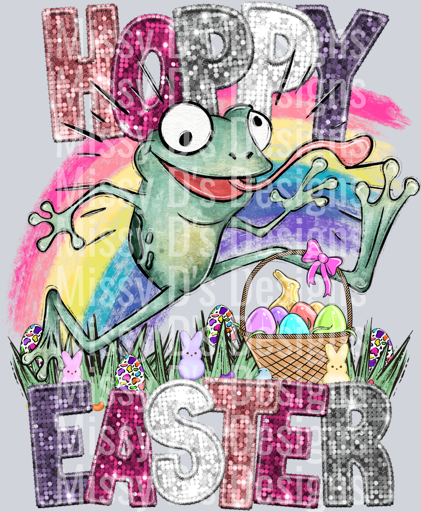 HOPPY EASTER FROG