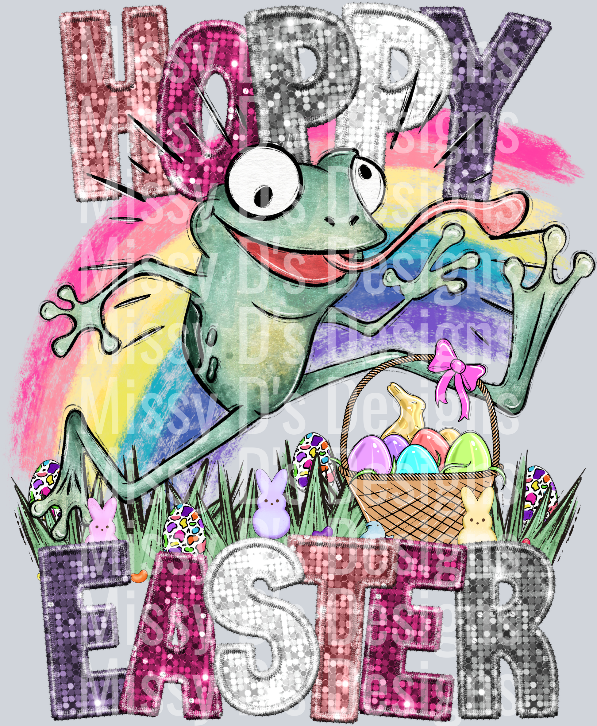 HOPPY EASTER FROG