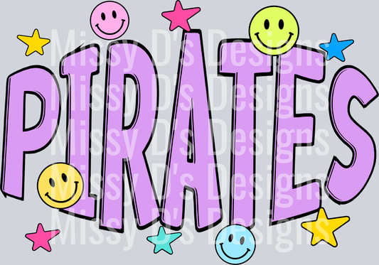 pirates smiley stars