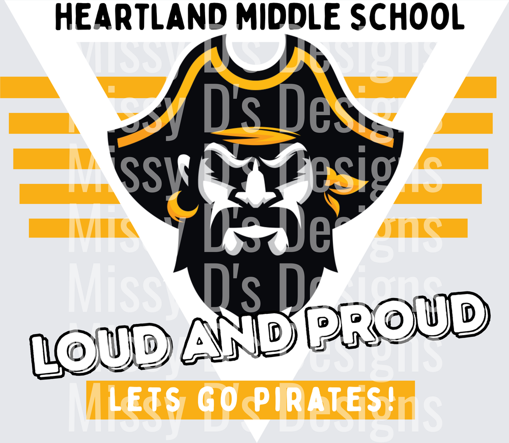 triangle spirit mascot heartland middle