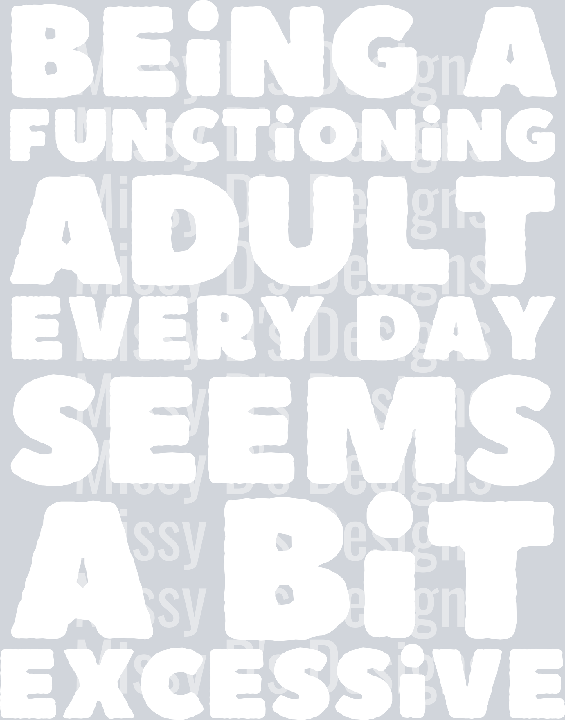 a functional adult white