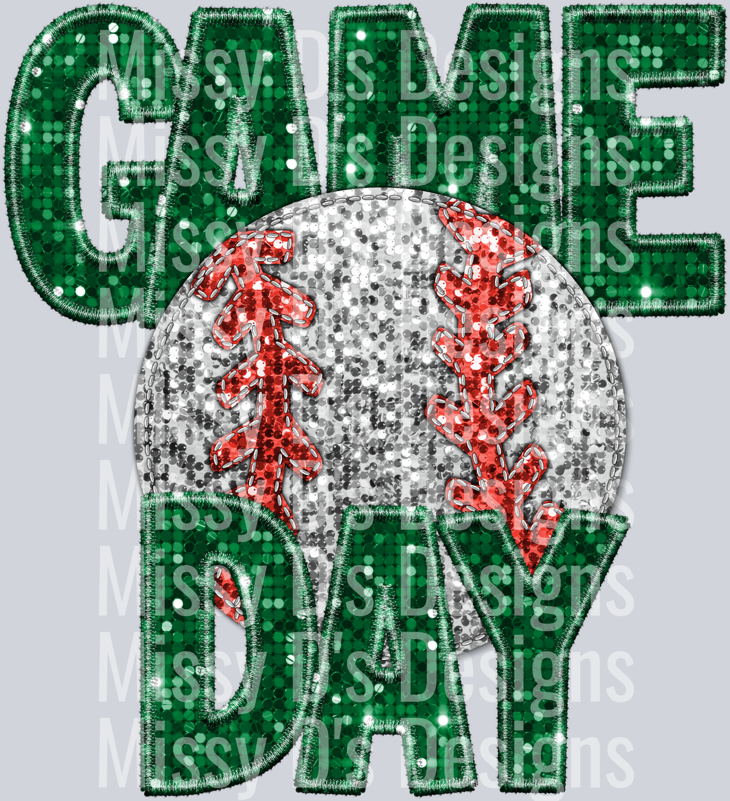 baseball game day green