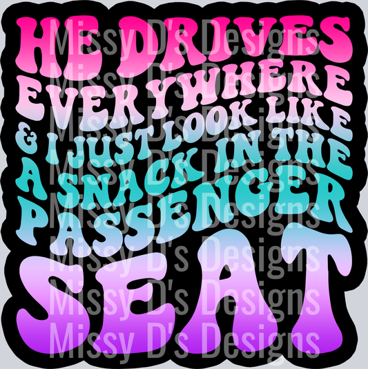 Color He Drives Everywhere