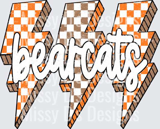 Fall Lightning Bolt Bearcats