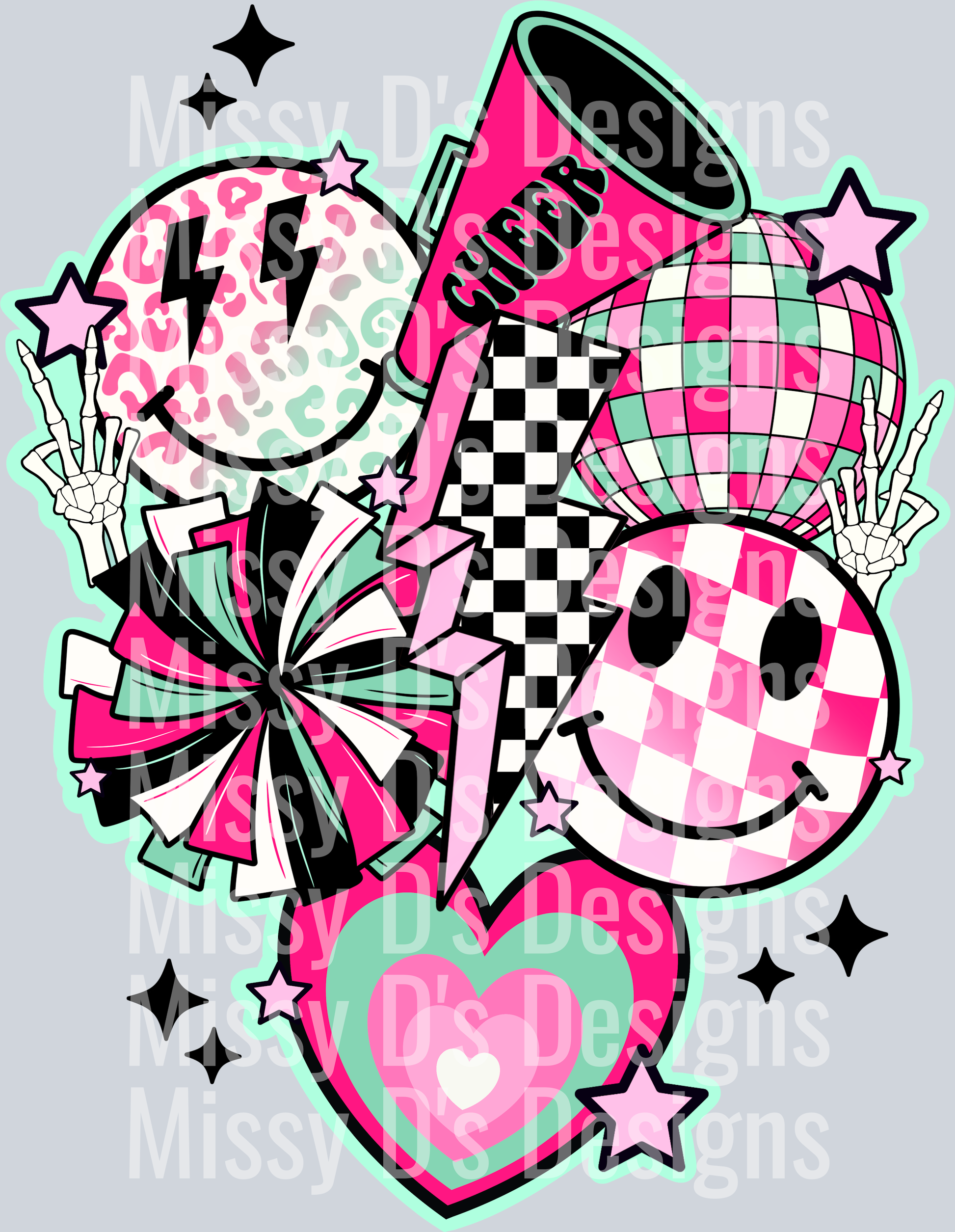 Retro_Cheer_Collage