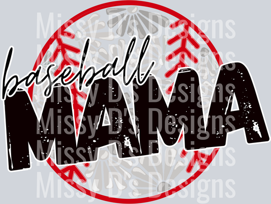 baseball mama flower