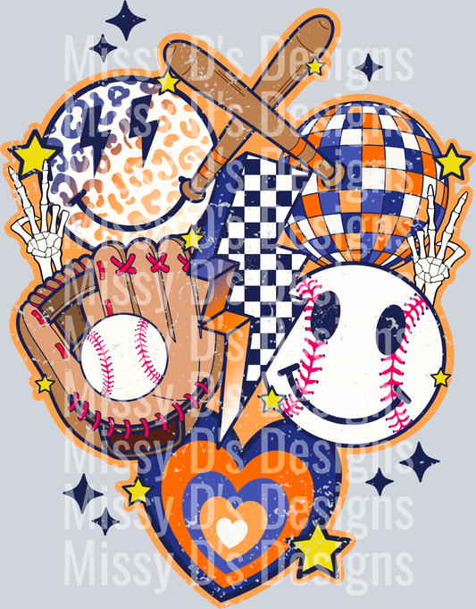 Retro_Baseball_Collage_Grunge