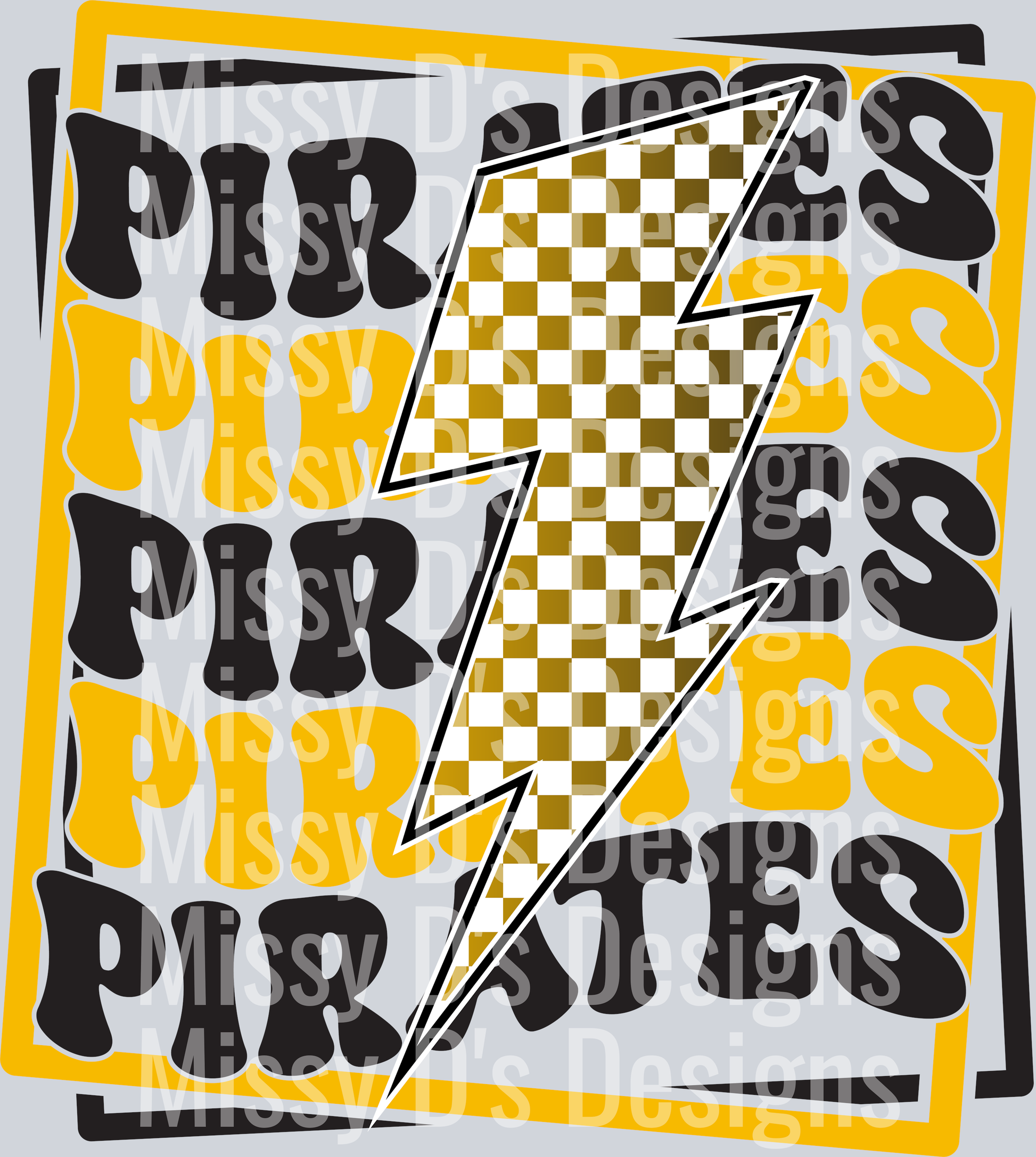 pirates checkered lightning