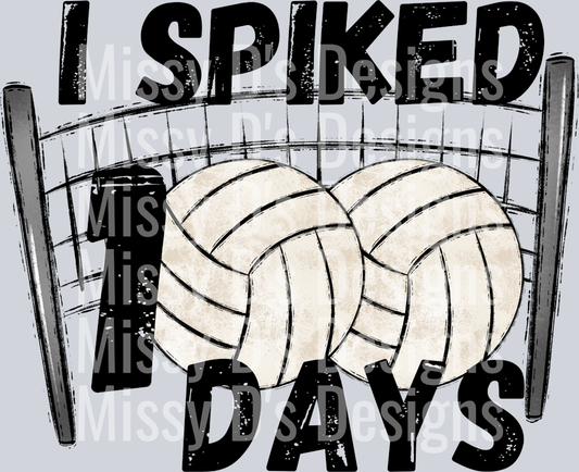 I SPIKED 100 DAYS