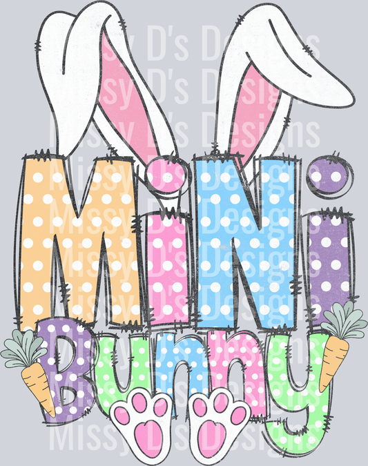 mini bunny distressed