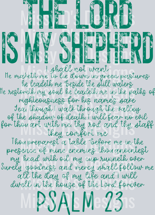 psalm23theLordTEAL