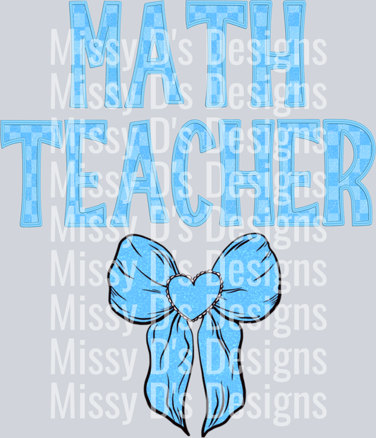 Math teacher(2)
