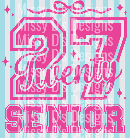 senior 2027 striped