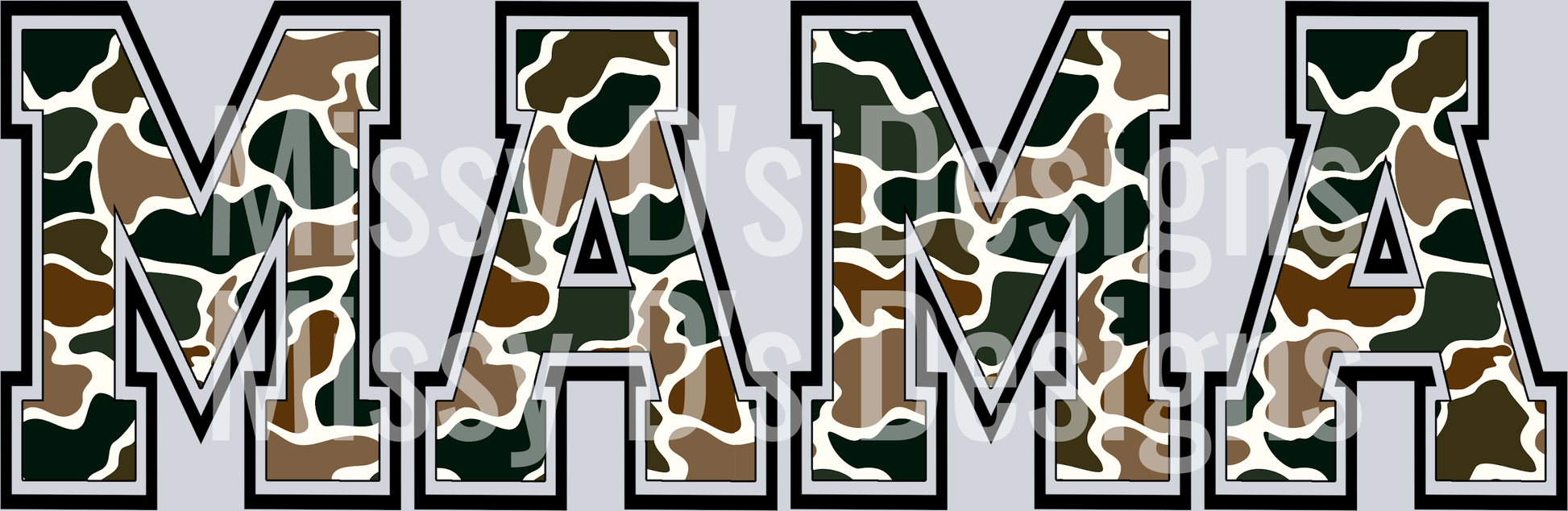 camo mama western