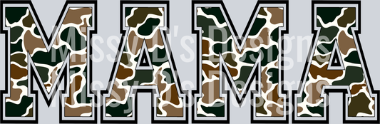 camo mama western