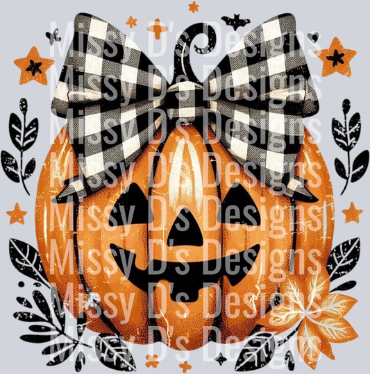 DISTRESSEDPUMPKINPLAIDBOW