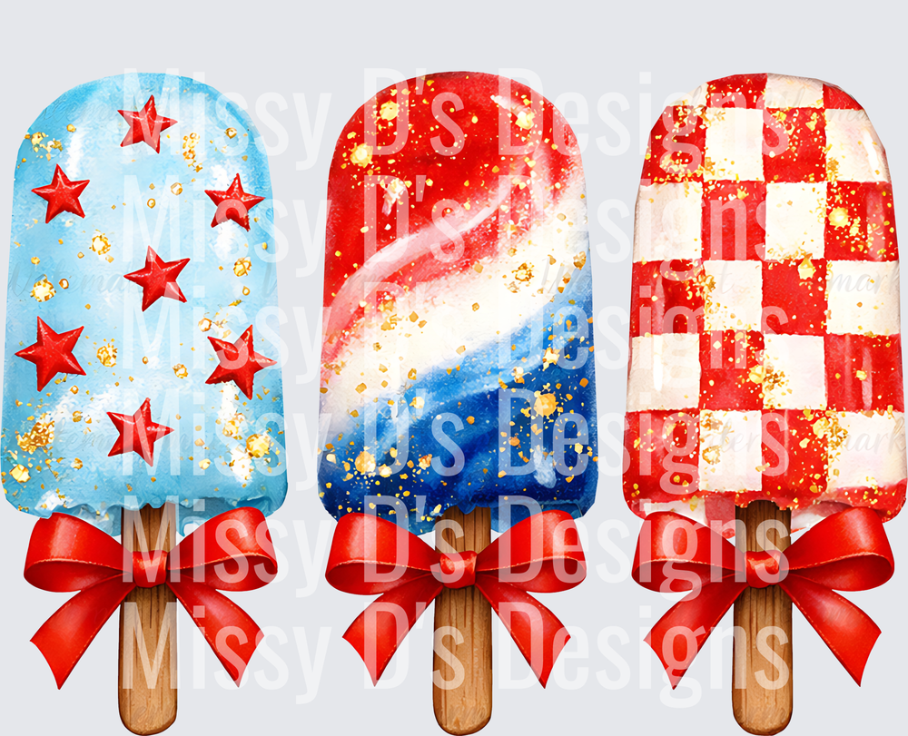 patriotic popsicles