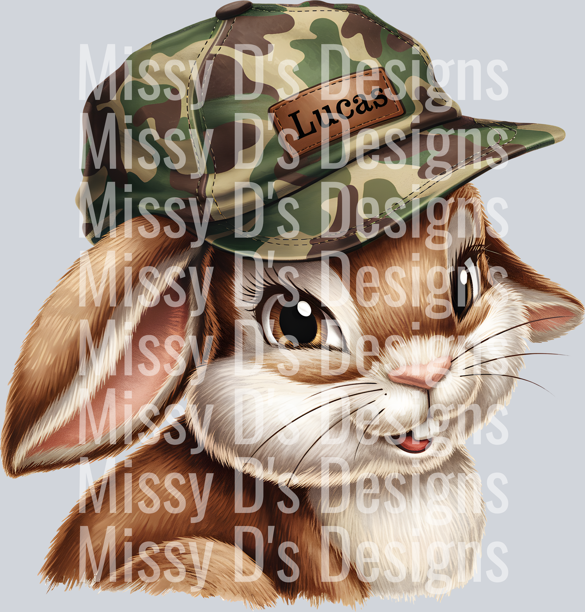 Camo hat Bunny